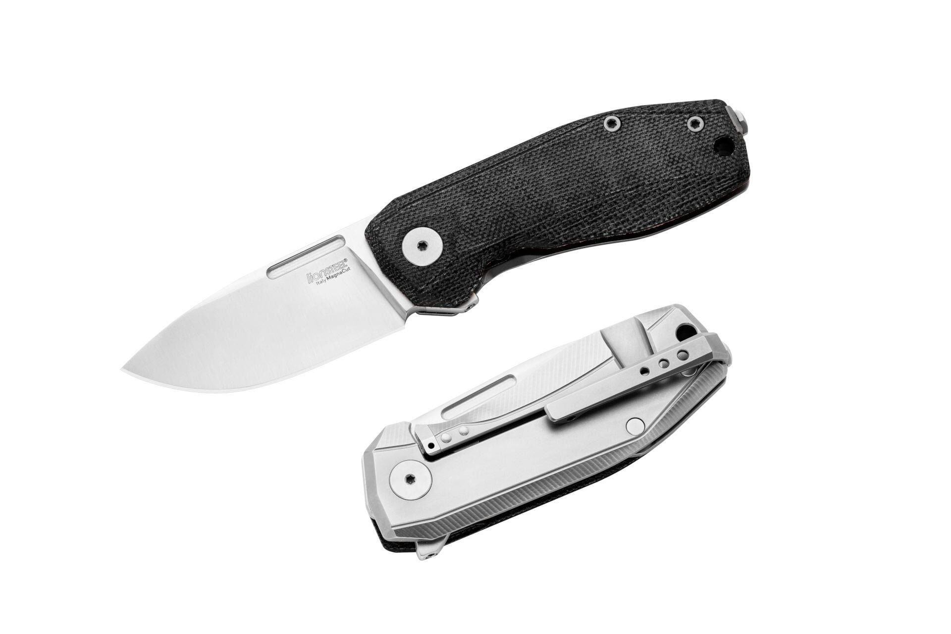 Lionsteel Nano Black Canvas Çakı