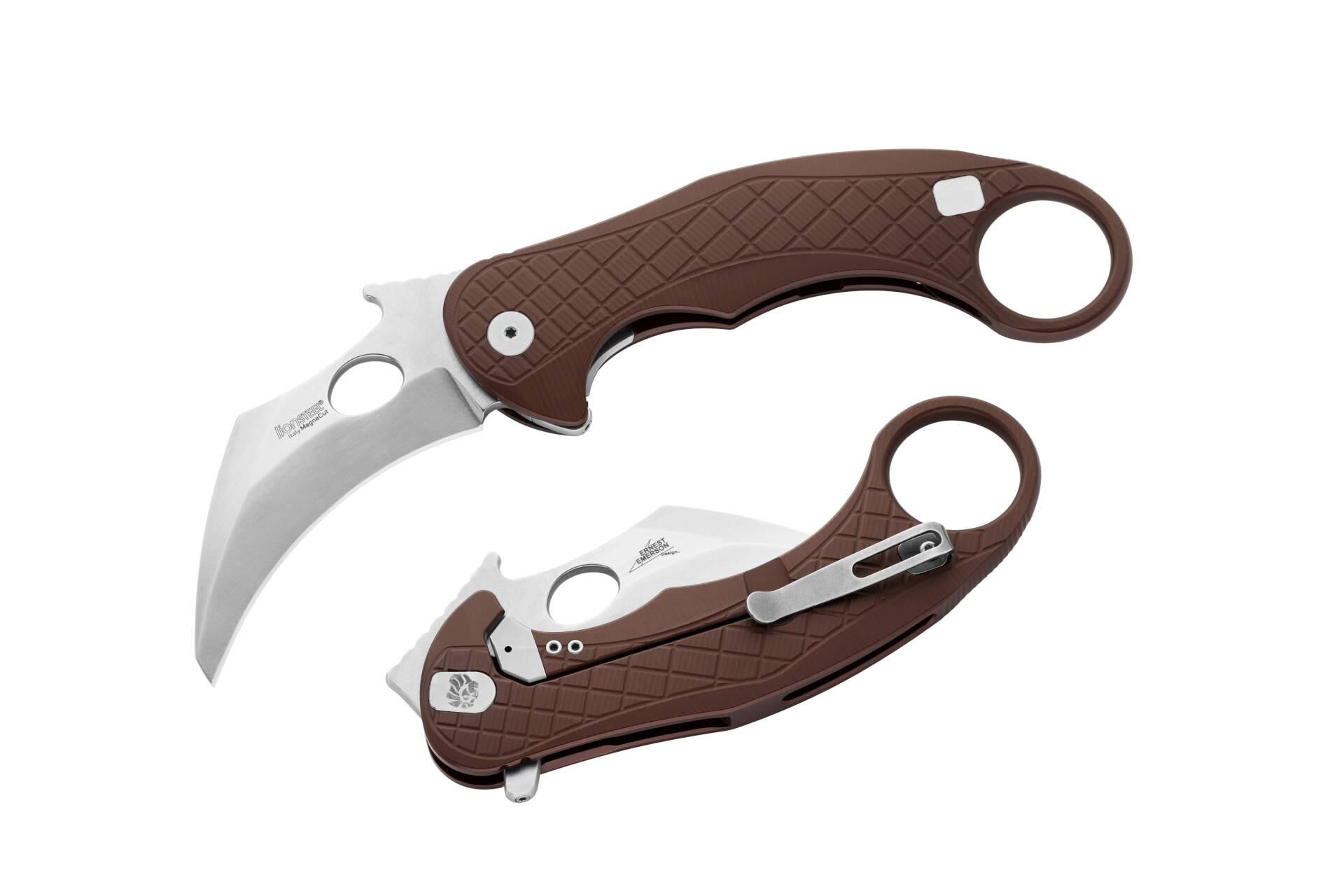 Lionsteel L.E.One - Earth Brown/Stone Washed Çakı