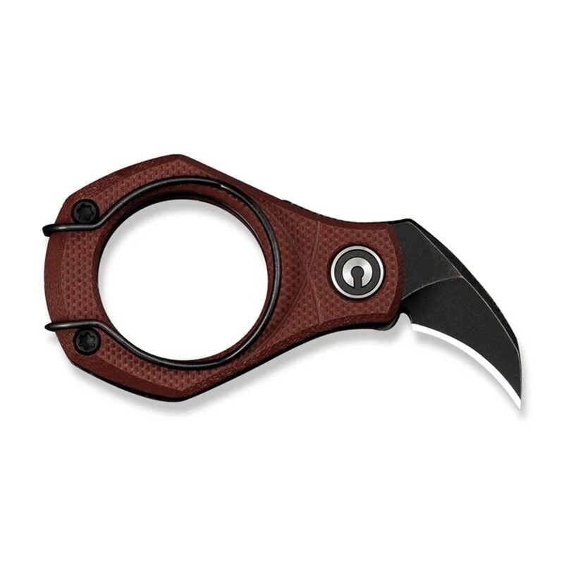 Civivi Pyrus Burgundy G10 Handle Black Stonewashed 14C28N Blade Çakı