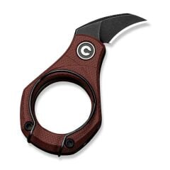 Civivi Pyrus Burgundy G10 Handle Black Stonewashed 14C28N Blade Çakı