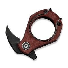Civivi Pyrus Burgundy G10 Handle Black Stonewashed 14C28N Blade Çakı