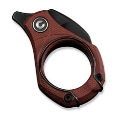 Civivi Pyrus Burgundy G10 Handle Black Stonewashed 14C28N Blade Çakı