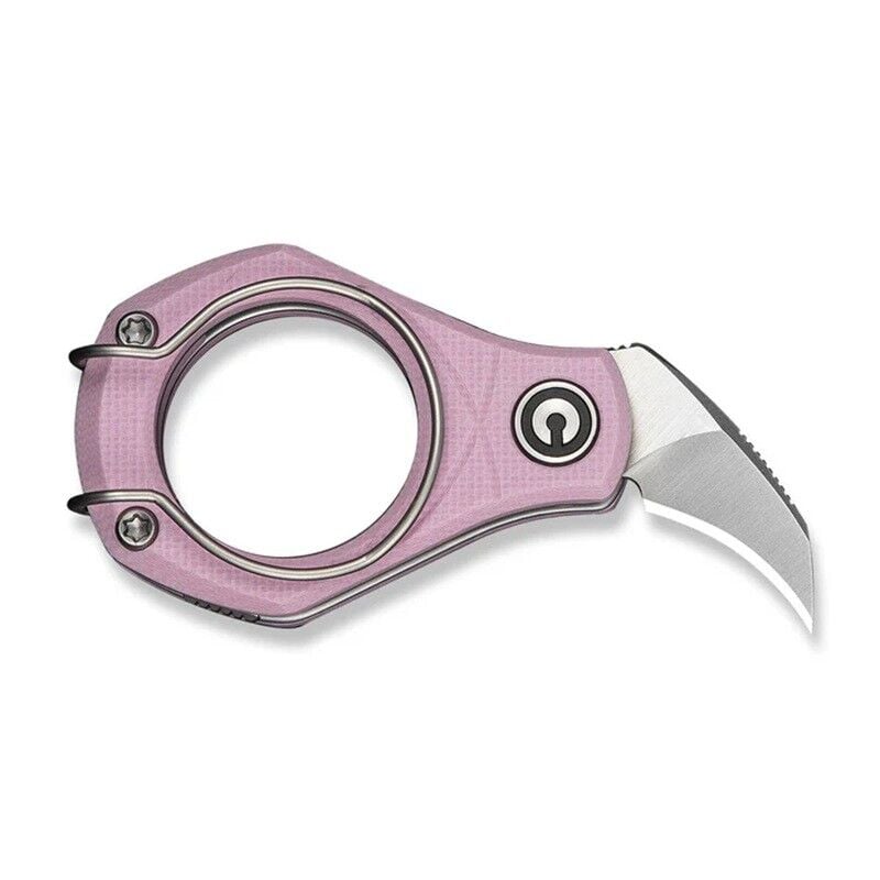 Civivi Pyrus Powder Pink G10 Handle Satin Finished 14C28N Blade Çakı