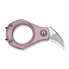 Civivi Pyrus Powder Pink G10 Handle Satin Finished 14C28N Blade Çakı