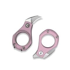 Civivi Pyrus Powder Pink G10 Handle Satin Finished 14C28N Blade Çakı