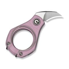 Civivi Pyrus Powder Pink G10 Handle Satin Finished 14C28N Blade Çakı