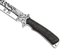 Bora 410 Shogun Karbon Fiber Sap Gravürlü Bıçak