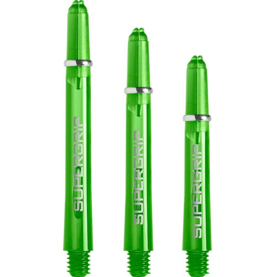Harrows Supergrip Dart Shafts Yeşil - Medium