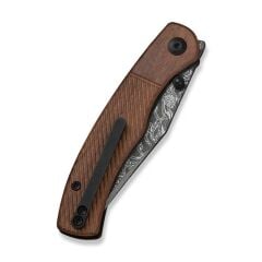 Civivi Clingman Milled Guibourtia Wood Handle Damascus Blade Çakı