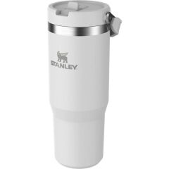 Stanley The IceFlow Flip Straw Pipetli Termos Bardak 0.89 Lt Buz Beyazı