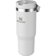Stanley The IceFlow Flip Straw Pipetli Termos Bardak 0.89 Lt Buz Beyazı