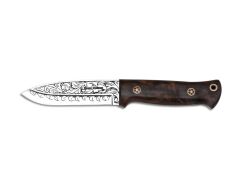 Bora 511 Survivor Kök Ceviz Sap Gravürlü Bıçak