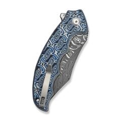 Civivi Pentad Black / White Vortex Micarta Handle Damascus Blade Çakı