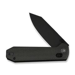 Civivi Over Yonder Dark Green Canvas Micarta Handle Black Stonewashed 14C28N Blade Çakı
