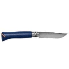 Opinel Inox No 8 Deri Kılıflı Paslanmaz Çakı (Mavi)