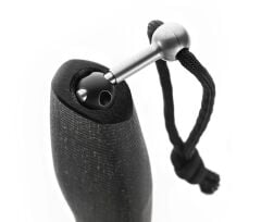 Lionsteel Acha Black Burlap Black Blade Mikarta Bıçak