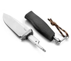 Lionsteel Acha Black Burlap Mikarta Bıçak