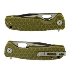 Honey Badger Tanto Flipper Large Green Çakı