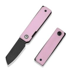 Civivi Kukei Powder Pink G10 Handle Black Stonewashed Nitro-V Blade Çakı