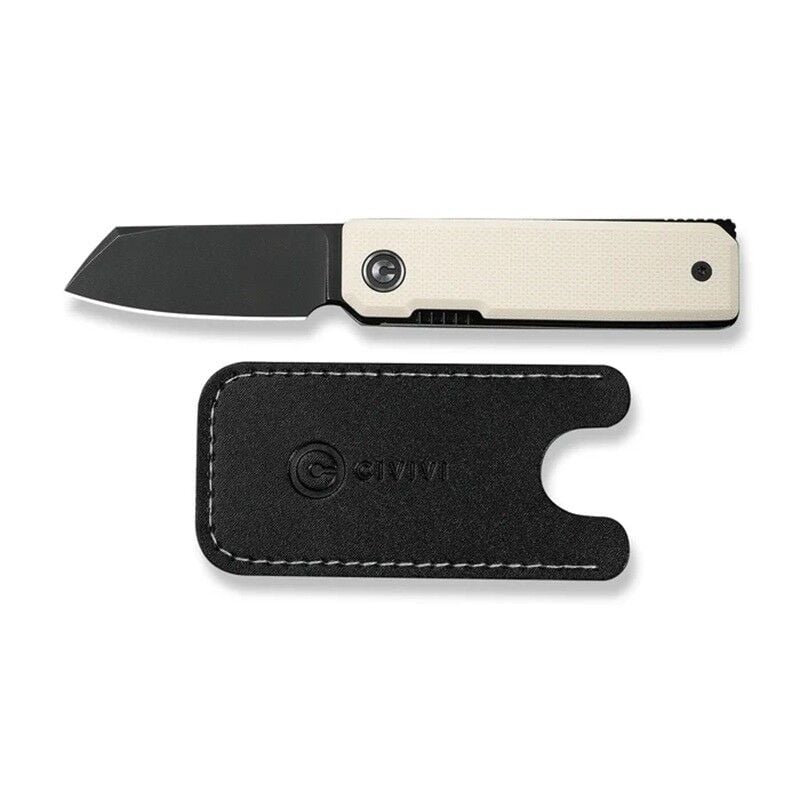 Civivi Kukei Ivory G10 Handle Black Stonewashed Nitro-V Blade Çakı