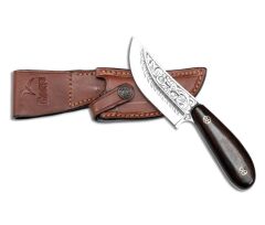 Bora 303 Mini Yüzme Wenge Saplı Gravürlü Bıçak
