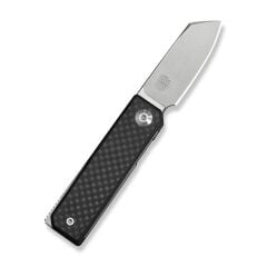 Civivi Kukei Twill Carbon Fiber Overlay On Black G10 Handle Satin Finished Nitro-V Blade Çakı