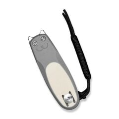 Civivi Purr Gray & Ivory G10 Handle Satin Finished Nitro-V Blade Çakı
