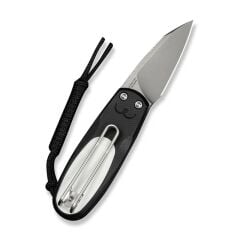 Civivi Purr Black & White G10 Handle Stonewashed Nitro-V Blade Çakı