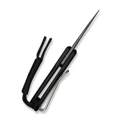 Civivi Purr Black & White G10 Handle Stonewashed Nitro-V Blade Çakı