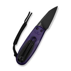 Civivi Purr Purple & Black G10 Handle Black Stonewashed  Nitro-V Blade Çakı