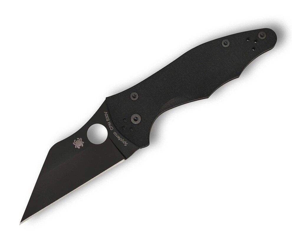 Spyderco Yojimbo 2 Black G-10 Black Blade Plainedge Çakı