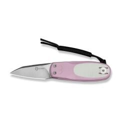 Civivi Purr Powder Pink & White G10 Handle Satin Finished Nitro-V Blade Çakı