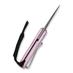 Civivi Purr Powder Pink & White G10 Handle Satin Finished Nitro-V Blade Çakı