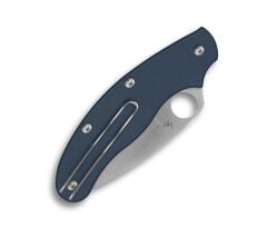 Spyderco UK Penknife Cobalt Blue G-10 CPM SPY27 Plainedge Çakı