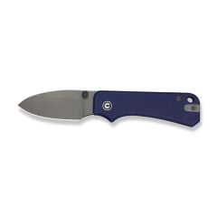 Civivi Baby Banter Slip Joint Blue G10 Handle Gray Stonewashed Nitro-V Blade Çakı