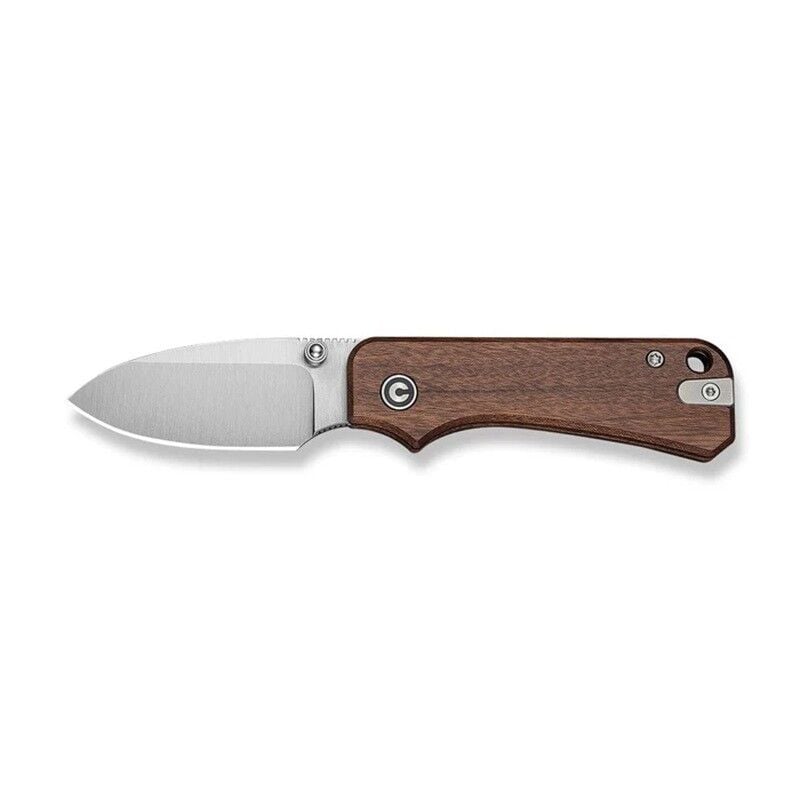 Civivi Baby Banter Slip Joint Guibourtia Wood Handle Satin Finished Nitro-V Blade Çakı