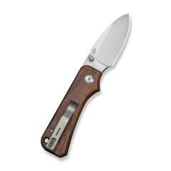 Civivi Baby Banter Slip Joint Guibourtia Wood Handle Satin Finished Nitro-V Blade Çakı