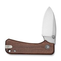 Civivi Baby Banter Slip Joint Guibourtia Wood Handle Satin Finished Nitro-V Blade Çakı
