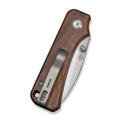 Civivi Baby Banter Slip Joint Guibourtia Wood Handle Satin Finished Nitro-V Blade Çakı