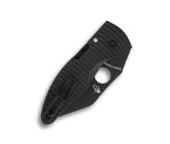 Spyderco Microjimbo Salt Black G-10 CPM Magnacut Black Blade Plainedge Çakı