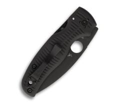 Spyderco Shaman Salt Black G-10 CPM Magnacut Black Blade Plainedge Çakı
