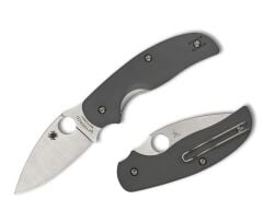 Spyderco Sage 1 Cool Gray G-10 Maxamet Plainedge Çakı