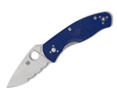 Spyderco Persistence Blue Lightweight CPM S35VN Combinatıonedge Çakı