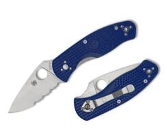 Spyderco Persistence Blue Lightweight CPM S35VN Combinatıonedge Çakı