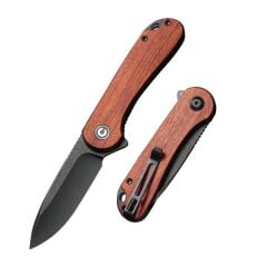 Civivi Guibourtia Wood Handle Black Stonewashed D2 Blade Çakı