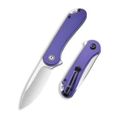 Civivi Purple G10 Handle Satin Finished D2 Blade Çakı