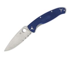 Spyderco Resilience Blue Lightweight CPM S35VN Combinationedge Çakı