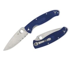 Spyderco Resilience Blue Lightweight CPM S35VN Combinationedge Çakı
