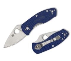 Spyderco Ambitious Blue Lightweight CPM S35VN Spyderedge Çakı