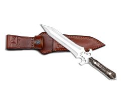 Bora Özel-5 Hand Made Boynuz Sap Bıçak